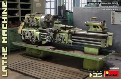 Miniart 35660 Lathe Machine 1/35