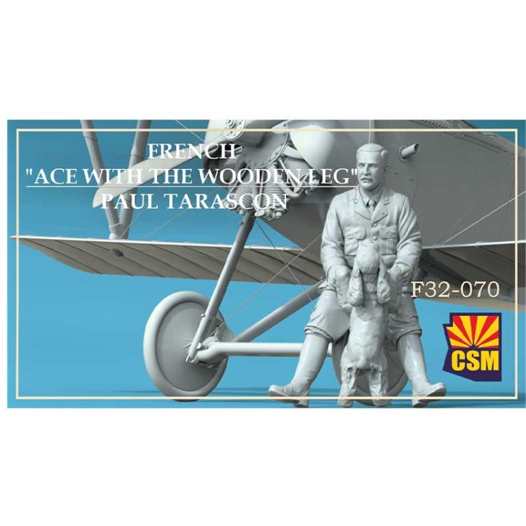 Copper State Models F32-070 Французский ас с деревянной ногой - Поль Тараскон 1/32