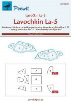 Peewit M72229 1/72 Canopy mask Lavochkin La-5 (KP)