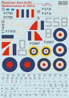 Print Scale C48227 Hurricane Aces MTO and Africa - Pt.3 (decal) 1/48