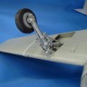 Metallic Details MDR48229 Douglas A-1H/A-1J Skyraider landing gears 3d-printed  1/48