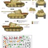 Star Decals STAR35912 Befehl-Panthers Ausf.A and G. Panther Staff and HQ tanks. Panther Ausf.A and G 1/35