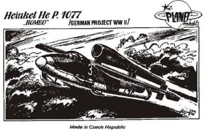 Planet Models PLT011 Heinkel He P.1077 &quot;Romeo&quot; 1/48