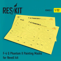 Reskit RSM32-0001 F-4 G Phantom II Painting Masks (REV) 1/32