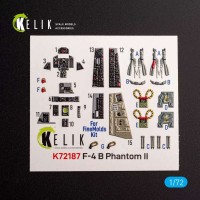 Reskit K72187 F-4B Phantom - interior 3D (FINEM) 1/72