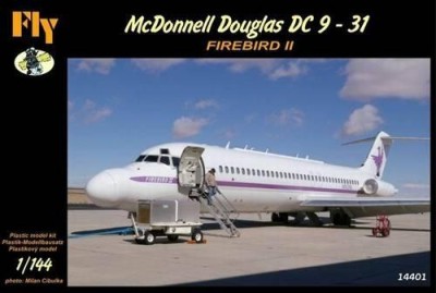 Fly model 14401 McDonnell Douglas Dc-9-31 &quot;Firebird II&quot; 1:144 1/144