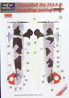 Lf Model M7252 Mask Henschel Hs 123A-0 Camouflage painting 1/72