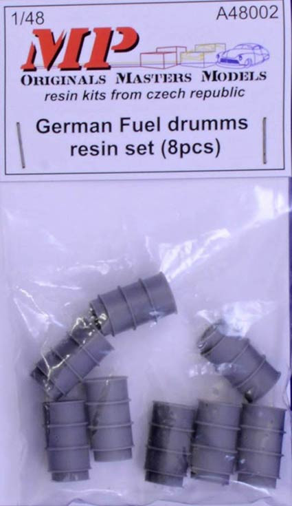 Mp Originals Masters Models MP-A48002 1/48 German Fuel drums (8 pcs.)