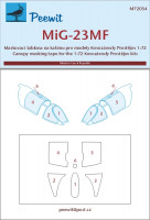 Peewit PW-M72034 1/72 Canopy mask MiG-23MF (KP)