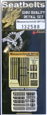 HGW 132588 Seatbelts Messerschmitt Bf 110 (laser) 1/32