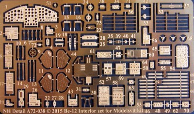 NH Detail NHA72-038 Beriev Be-12 Interior 1/72