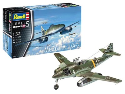 Revell 03875 Немецкий турбореактивный истребитель Messerschmitt Me-262A-1 (REVELL) 1/32