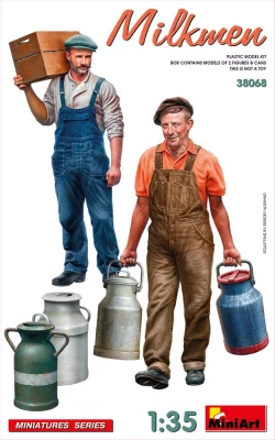 Miniart 38068 Milkmen (2 fig. &amp; cans) 1/35