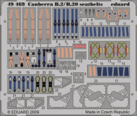 Eduard 49469 Canberra B2/B20 seatbelts AIR