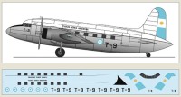 F-rsin Plastic FRP4133 Vickers Viking Fuerza Aerea Argentina (laser decals) 1/144