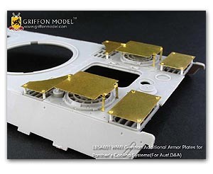 Griffon Model L35A001 Additional Armor Plates for Panthers Cooling System(For Ausf.D &amp; A) 1:35