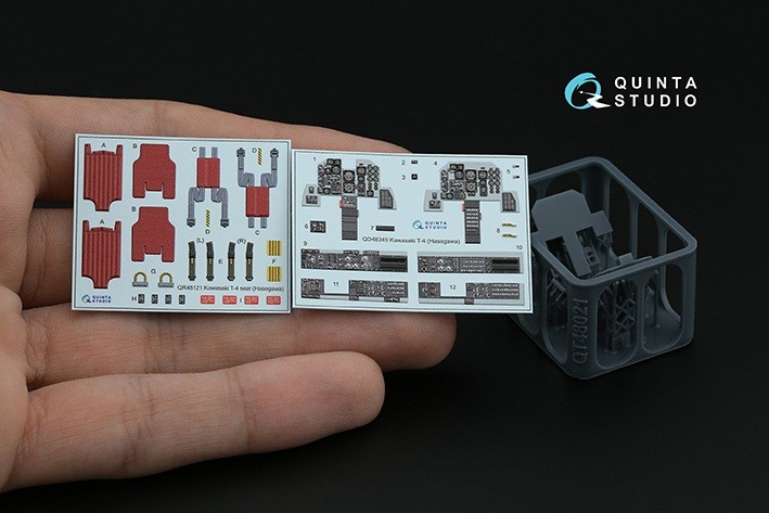 Quinta studio QD+48349 Kawasaki T-4 (Hasegawa) (с 3D-печатными деталями) 1/48
