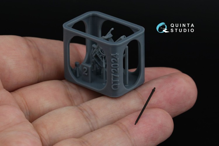 Quinta studio QT72024 Пушка 2А42 для Ка-52 с металлическим стволом (Dream Model) 1/72