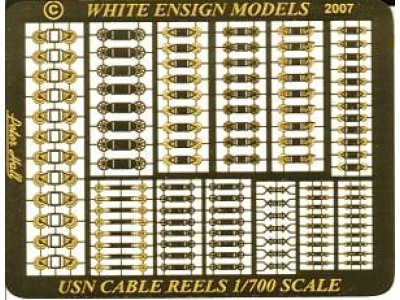 White Ensign Models PE 0785 USN CABLE REELS 1/700