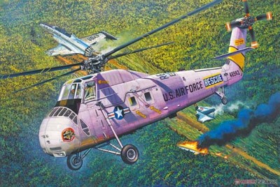 Trumpeter 02884 Вертолёт ВВС США HH-34J 1/48