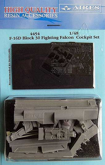 Aires 4454 F-16D block 30 fighting Falcon cockpit set 1/48