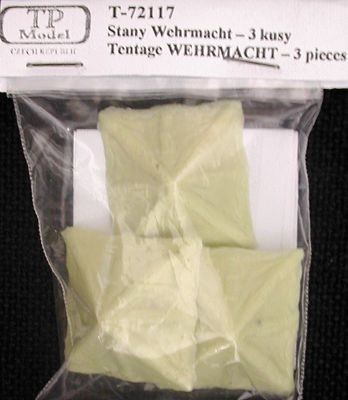 TP Model T-72117 Tents - Wehrmacht (3 pcs.) 1/72