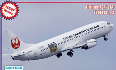 Восточный Экспресс 144130_3 Б-737-400 Japan Transocean Air ( Lim Edition ) 1/144