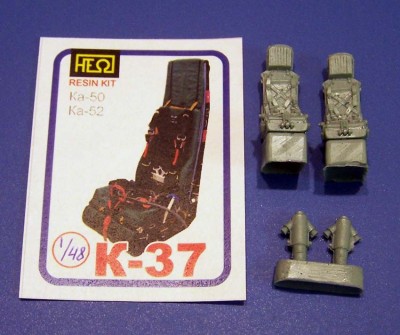 NeOmega 48015 К-37 катапультное кресло (2 шт) для Ка-50, Ка-52 1/48