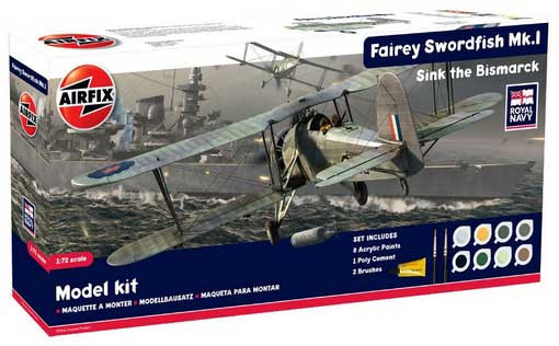 Airfix 50133 Fairey Swordfish Mk.I Sink The Bismarck 1/481/72