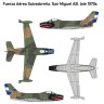 Miniwing Plastic MINI344 Dassault MD.450 OURAGAN / El Salvador 1 plastic kit, 1 decal version, BAGGED 1/144