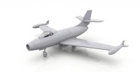 Miniwing Plastic MINI344 Dassault MD.450 OURAGAN / El Salvador 1 plastic kit, 1 decal version, BAGGED 1/144