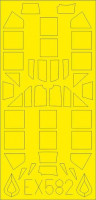 Eduard EX582 Bf 109G classic canopy TFace 1/48