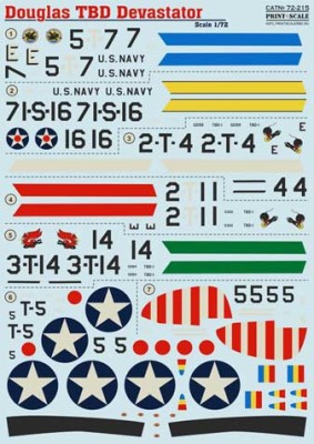 Print Scale 72-215 Douglas TBD Devastator 1/72