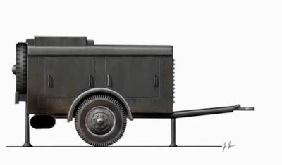 Planet Models MV7271 Large Air Compressor 34 1/72