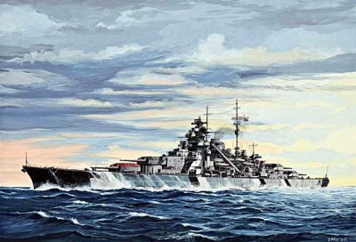Revell 05098 Германский корабль &quot;Battleship Bismarck&quot; 1/700