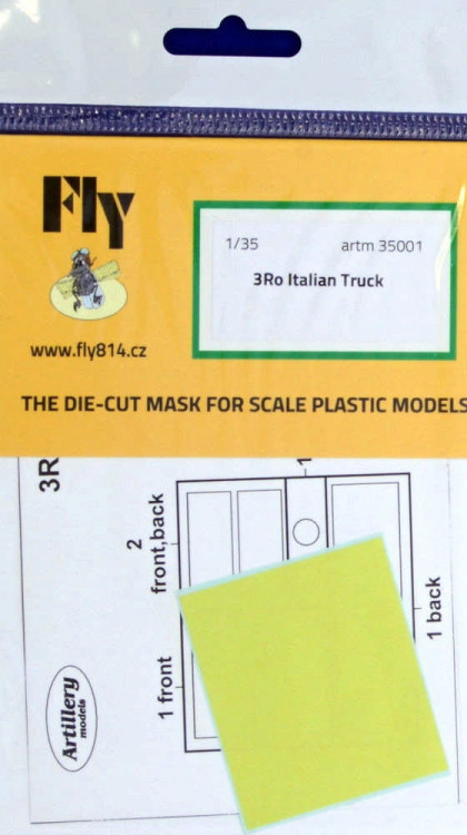 Fly model M3501 Masks for 3Ro Italian Truck 1/35 1/32