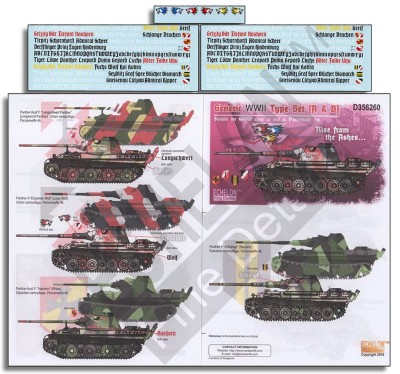 Echelon FD D356260 Generic WWII Type Set (A &amp; B) 1/35