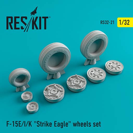 Reskit RS32-0021 F-15 (E/I/K) Strike Eagle wheels set 1/32