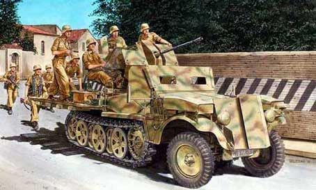 Dragon 6677 Sd.Kfz. 10/5 2 cm FlaK 38 (Sfl.) auf Fgst. Zgkw. 1t (w/armor cab) 1/35