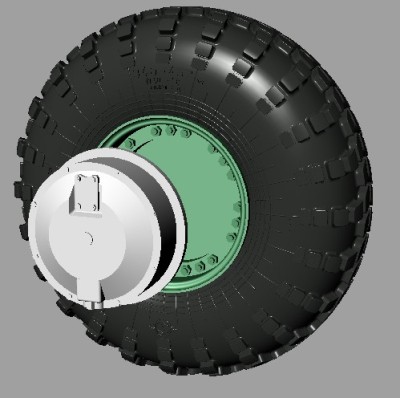 SP Designs SP-269 БТР-70 колеса, ступица позднего типа 1