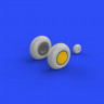 Eduard 632080 P-40 wheels w/ pattern 1/32