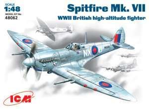 ICM 48062 Спитфайр Mk. VII, британский истребитель ІІ Мировой войны 1/48