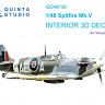 Quinta studio QD48136 Spitfire Mk.V (Tamiya) 3D Декаль интерьера 1/48
