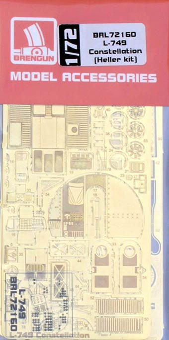 Brengun BRL72160 L-749 Constellation - PE set (HELL) 1/72