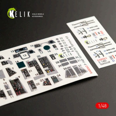Reskit K48063 F-14D Tomcat interior 3D (TAM) 1/48