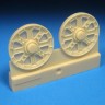 Barracuda Studios BCR24412 Grumman F6F-6 Hellcat Diamond Tread Wheels 1/24
