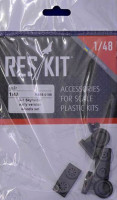 Reskit RS48-0166 A-1 Skyraider early wheels set (HAS,TAM,REV) 1/48