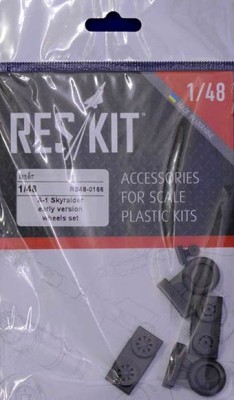 Reskit RS48-0166 A-1 Skyraider early wheels set (HAS,TAM,REV) 1/48