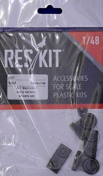 Reskit RS48-0166 A-1 Skyraider early wheels set (HAS,TAM,REV) 1/48
