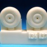 Barracuda Studios BCR72137 Fairey Firefly I, Barracuda Early Mainwheels (designed to be used with Frog, Novo and Special Hobby kits) 1/72